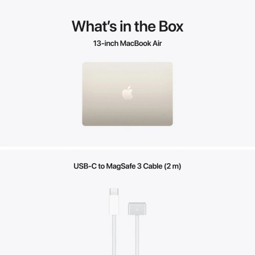 Laptop Apple MacBook Air 13 with Liquid Retina (2026) Z1L3000FZ, Apple M5 10-core, 13.6 inch, RAM 16GB, SSD 512GB, Apple M5 10-core Graphics, Int KB, macOS, Starlight - Imagine 7