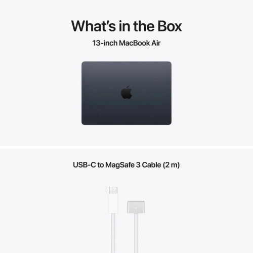 Laptop Apple MacBook Air 13 with Liquid Retina (2026) Z1L60016C, Apple M5 10-core, 13.6 inch, RAM 16GB, SSD 512GB, Apple M5 10-core Graphics, US KB, macOS, Midnight - Imagine 6