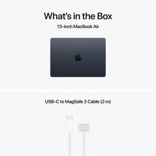 Laptop Apple MacBook Air 13 with Liquid Retina (2026) Z1L8000D6, Apple M5 10-core, 13.6 inch, RAM 32GB, SSD 2TB, Apple M5 10-core Graphics, Int KB, macOS, Midnight - Imagine 6