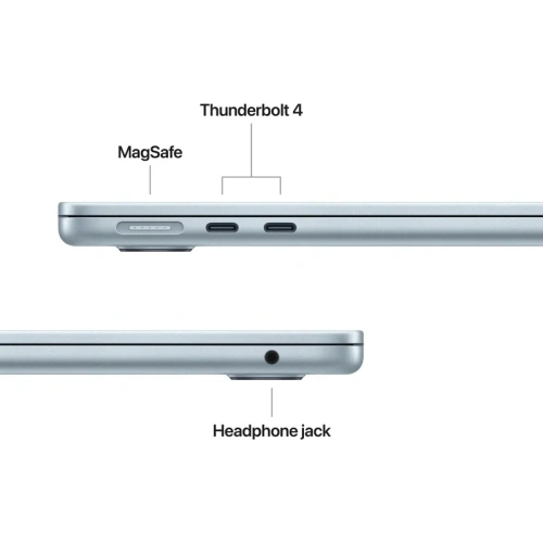Laptop Apple MacBook Air 13 with Liquid Retina (2026) Z1L90013V, Apple M5 10-core, 13.6 inch, RAM 16GB, SSD 512GB, Apple M5 10-core Graphics, US KB, macOS, Sky Blue - Imagine 3