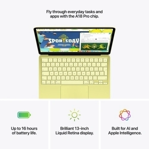Laptop Apple MacBook Neo 13 with Liquid Retina (2026) Z1TU0006K, Apple A18 Pro Hexa Core, 13 inch, RAM 8GB, SSD 256GB, Apple A18 Pro 5-core Graphics, US KB, macOS, Blush - Imagine 6