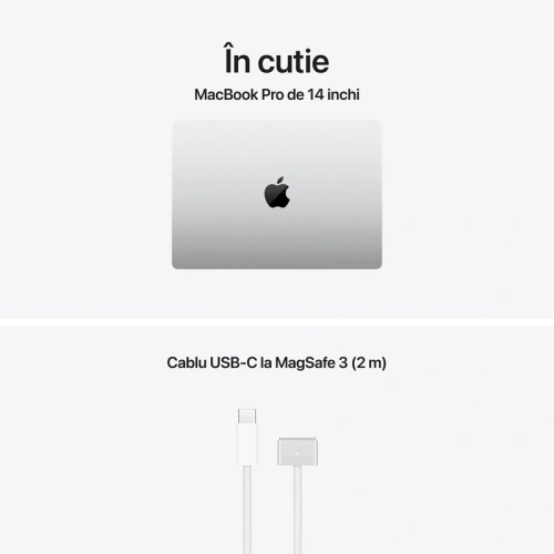 Laptop Apple MacBook Pro 14 Liquid Retina XDR (2026) Z1MH0015Y, Apple M5 Pro 15-core, 14.2 inch, RAM 48GB, SSD 2TB, Apple M5 Pro 16-core Graphics, macOS, Int KB, Silver - Imagine 4