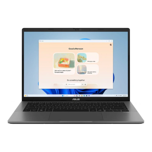Laptop ASUS Vivobook S14 M3407GA-SF007, AMD Ryzen AI 7 445, 14 inch, RAM 16GB, SSD 1TB, AMD Radeon 840M, Fara sistem de operare, Matte Gray - Imagine 1