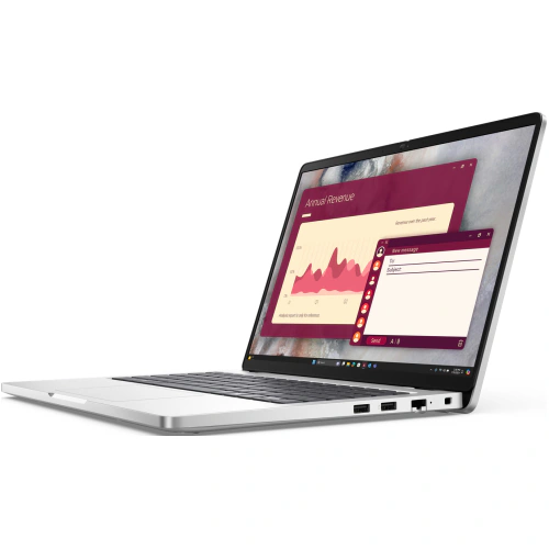 Dell Laptop Dell Pro 14 BTO109_PC14250_EMEA, Intel Core Ultra 7 265U, 14 inch, RAM 16GB, SSD 512GB, Intel Graphics, Windows 11 Pro, Platinum Silver - IT-Fashion.ro