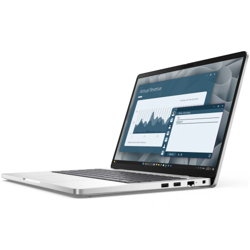 Laptop Dell Pro 14 BTO602_PC14255_EMEA, AMD Ryzen AI 7 350, 14 inch, RAM 16GB, SSD 512GB, AMD Radeon 860M, Windows 11 Pro, Platinum Silver - Imagine 3