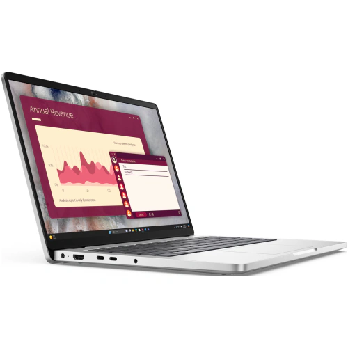 Laptop Dell Pro 14 PC14250 BTO106_PC14250_EMEA_WIN-05, Intel Core Ultra 5 235U, 14 inch, RAM 16GB, SSD 512GB, Intel Graphics, Windows 11 Pro, Platinum Silver - Imagine 3