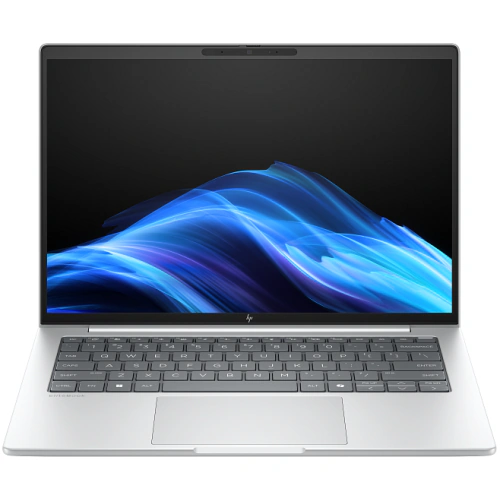 Laptop HP EliteBook 8 G1i D26GSAT, Intel Core Ultra 5 226V, 14 inch, RAM 16GB, SSD 512GB, Intel Arc 130V, Windows 11 Pro, Glacier Silver - Imagine 1
