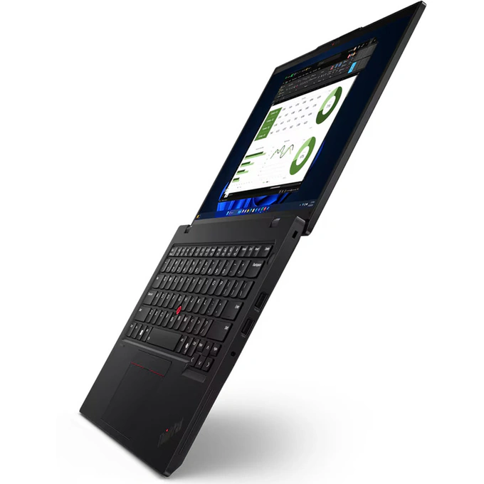 Laptop Lenovo 14inch ThinkPad L14 Gen 5 21L1003HRI, WUXGA IPS, Procesor Intel® Core™ Ultra 5 125U, 16GB DDR5, 512GB SSD, Intel Graphics, Fara sistem de operare, Black - Imagine 4