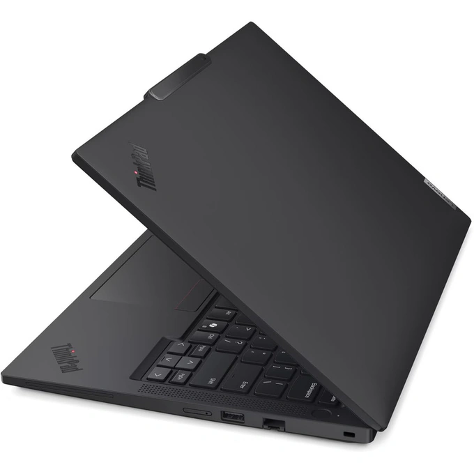 Laptop Lenovo 14inch ThinkPad T14 Gen 6 21QC0043RI, WUXGA IPS, Procesor Intel® Core™ Ultra 7 255U, 32GB DDR5, 1TB SSD, Intel Graphics, Windows 11 Pro, Black - Imagine 6