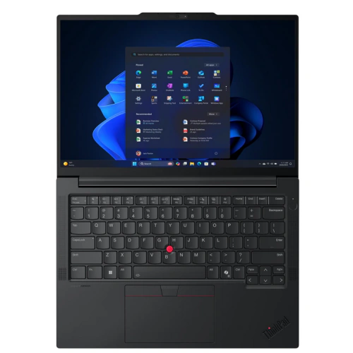 Laptop Lenovo ThinkPad E14 Gen 7 21SX0056RI, Intel Core Ultra 7 255H, 14 inch, RAM 16GB, SSD 1TB, Intel Arc 140T, Fara sistem de operare, Black - Imagine 8
