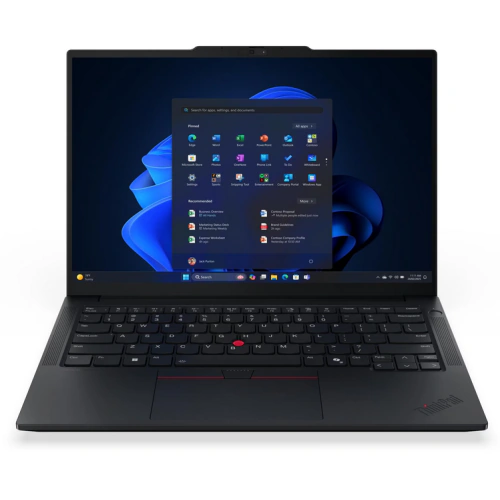 Laptop Lenovo ThinkPad E14 Gen 7 21SX0057RI, Intel Core Ultra 5 225U, 14 inch, RAM 16GB, SSD 512GB, Intel Graphics, Fara sistem de operare, Black - Imagine 1