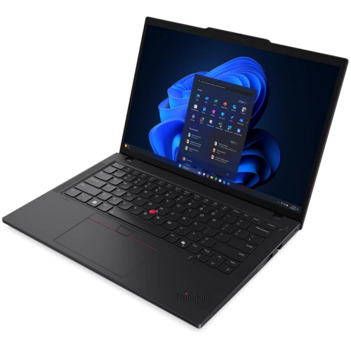 Laptop Lenovo ThinkPad T14 Gen 6 21QC003BRI, Intel Core Ultra 5 225U, 14 inch, RAM 16GB, SSD 512GB, Intel Graphics, Windows 11 Pro, Black - Imagine 2