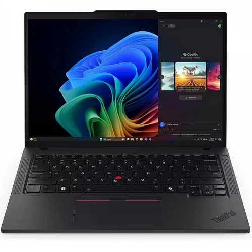 Laptop Lenovo ThinkPad T14 Gen 6 21QC003URI, Intel Core Ultra 5 225U, 14 inch, RAM 32GB, SSD 1TB, Intel Graphics, 5G, Windows 11 Pro, Black - Imagine 1