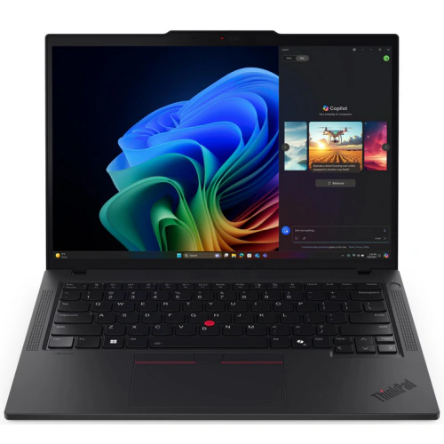 Laptop Lenovo ThinkPad T14 Gen 6 21QG000URI, Intel Core Ultra 7 258V, 14 inch, RAM 32GB, SSD 512GB, Intel Arc Graphics 140V, Windows 11 Pro, Black - Imagine 1