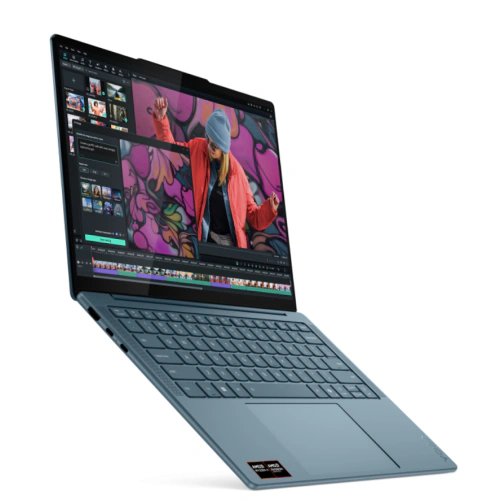 Laptop Lenovo Yoga Slim 7 14AKP10 83JY001CRM, AMD Ryzen AI 7 350, 14 inch, RAM 32GB, SSD 1TB, AMD Radeon 860M, Windows 11, Tidal Teal - Imagine 2