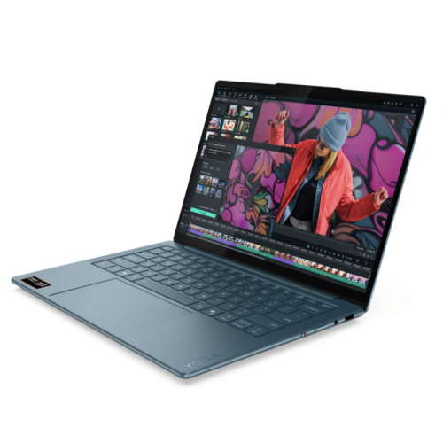 Laptop Lenovo Yoga Slim 7 14AKP10 83JY001CRM, AMD Ryzen AI 7 350, 14 inch, RAM 32GB, SSD 1TB, AMD Radeon 860M, Windows 11, Tidal Teal - Imagine 8