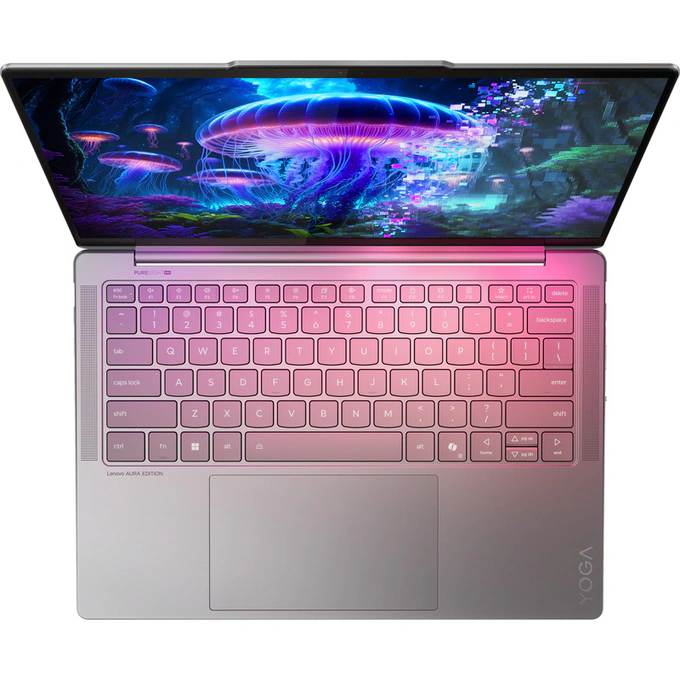 Laptop Lenovo Yoga Slim 7 83JX00E0RM, Intel Core Ultra 7 258V, 14 inch, RAM 32GB, SSD 1TB, Intel Arc Graphics 140V, Windows 11 Pro, Luna Grey - Imagine 15