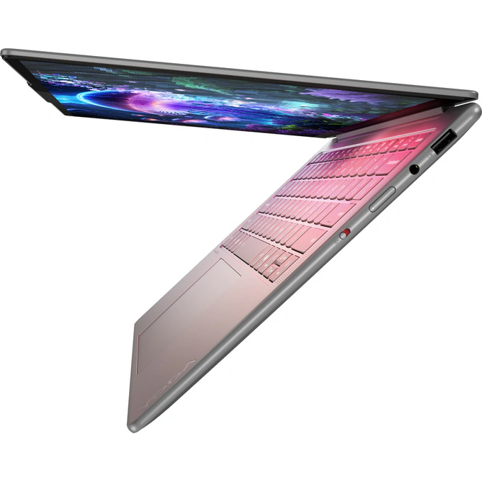 Laptop Lenovo Yoga Slim 7 83JX00E0RM, Intel Core Ultra 7 258V, 14 inch, RAM 32GB, SSD 1TB, Intel Arc Graphics 140V, Windows 11 Pro, Luna Grey - Imagine 3