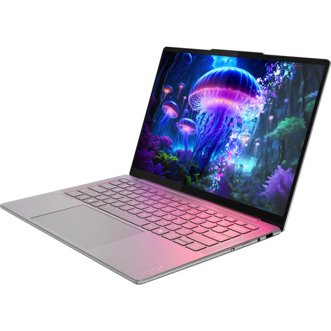 Laptop Lenovo Yoga Slim 7 83JX00E0RM, Intel Core Ultra 7 258V, 14 inch, RAM 32GB, SSD 1TB, Intel Arc Graphics 140V, Windows 11 Pro, Luna Grey - Imagine 5