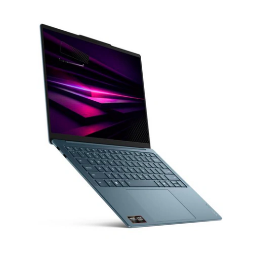 Laptop Lenovo Yoga Slim 7 83QS002PRM, AMD Ryzen AI 7 445, 14 inch, RAM 32GB, SSD 1TB, AMD Radeon 840M, Windows 11, Tidal Teal - Imagine 3