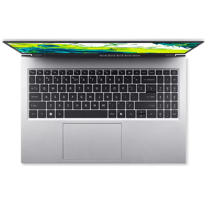 Laptop Acer 15.6'' Aspire Go 15 AG15-72P NX.JSVEX.006, FHD IPS, Intel® Core™ 5 120U, 16GB DDR4, 1TB SSD, Intel Graphics, Fără sistem de operare, Pure Silver - Imagine 4