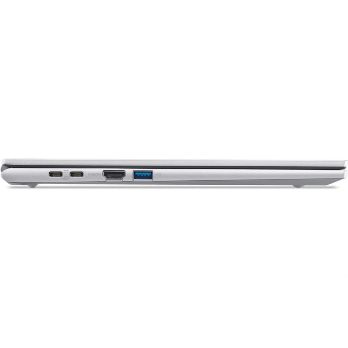 Laptop Acer 15.6'' Aspire Go 15 AG15-72P NX.JSVEX.006, FHD IPS, Intel® Core™ 5 120U, 16GB DDR4, 1TB SSD, Intel Graphics, Fără sistem de operare, Pure Silver - Imagine 7