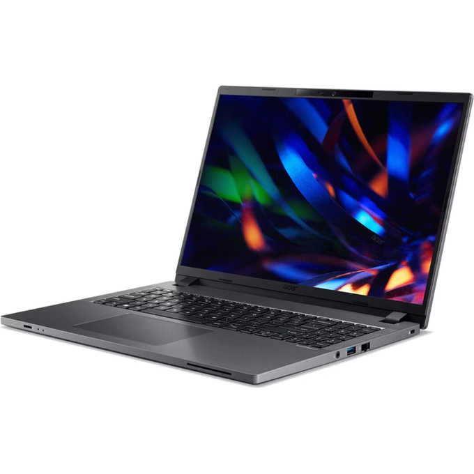 Laptop Acer 16inch TravelMate P2 TMP216-51 NX.BTWEX.006, WUXGA IPS, Procesor Intel® Core™ i7-1355U, 16GB DDR4, 512GB SSD, Intel Integrated Graphics, Fara sistem de operare, Steel Gray - Imagine 3