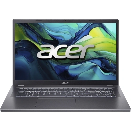 Laptop Acer Aspire 17 A17-51M NX.J0HEX.001, Intel Core 7 120U, 17.3inch, RAM 16GB, SSD 512GB, Intel Graphics, Fara sistem de operare, Steel Gray - Imagine 1