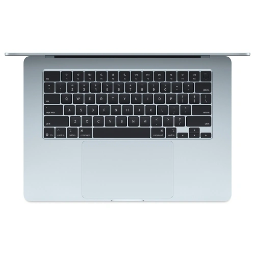 Apple Laptop Apple MacBook Air 15 with Liquid Retina (2025) MC7D4RO/A, Apple M4 Deca Core, 15.3 inch, RAM 24GB, SSD 512GB, Apple M4 10-core Graphics, INT KB, macOS Sequoia, Sky Blue - IT-Fashion.ro