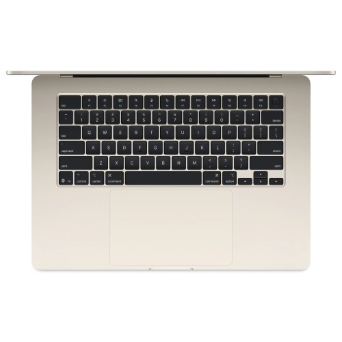 Apple Laptop Apple MacBook Air 15 with Liquid Retina (2025) MW1J3RO/A, Apple M4 Deca Core, 15.3 inch, RAM 16GB, SSD 256GB, Apple M4 10-core Graphics, Int KB, macOS Sequoia, Starlight - IT-Fashion.ro