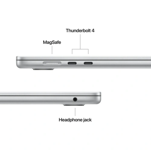 Laptop Apple MacBook Air 15 with Liquid Retina (2026) MDVC4RO/A, Apple M5 10-core, 15.3 inch, RAM 24GB, SSD 1TB, Apple M5 10-core Graphics, Int KB, macOS, Silver - Imagine 3