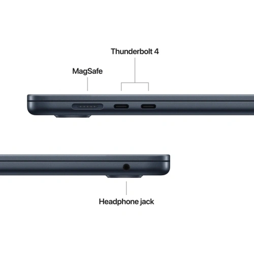 Laptop Apple MacBook Air 15 with Liquid Retina (2026) MDVH4RO/A, Apple M5 10-core, 15.3 inch, RAM 16GB, SSD 512GB, Apple M5 10-core Graphics, Int KB, macOS, Midnight - Imagine 3