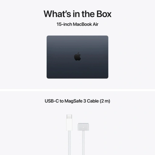 Laptop Apple MacBook Air 15 with Liquid Retina (2026) MDVH4RO/A, Apple M5 10-core, 15.3 inch, RAM 16GB, SSD 512GB, Apple M5 10-core Graphics, Int KB, macOS, Midnight - Imagine 6