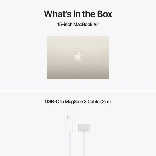 Laptop Apple MacBook Air 15 with Liquid Retina (2026) Z1LV000D1, Apple M5 10-core, 15.3 inch, RAM 32GB, SSD 1TB, Apple M5 10-core Graphics, Int KB, macOS, Starlight - Imagine 6