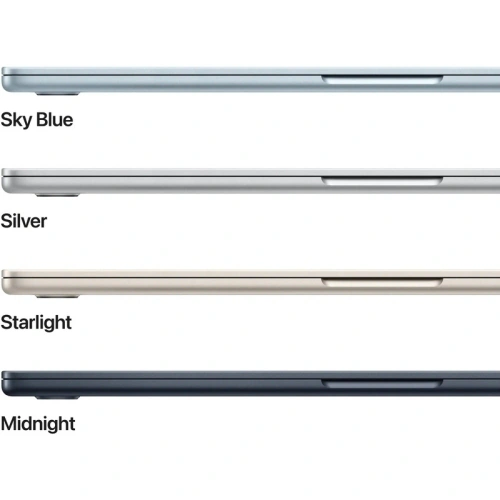 Laptop Apple MacBook Air 15 with Liquid Retina (2026) Z1LZ000GY, Apple M5 10-core, 15.3 inch, RAM 32GB, SSD 512GB, Apple M5 10-core Graphics, Int KB, macOS, Sky Blue - Imagine 4