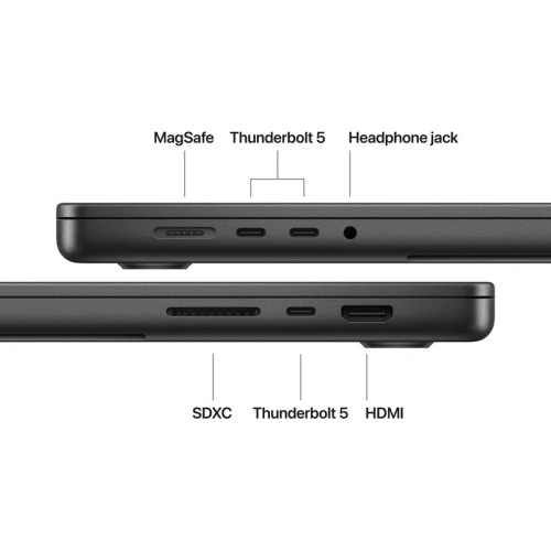 Laptop Apple MacBook Pro 16 Liquid Retina XDR (2026) Z1N2000J0, Apple M5 Max 18-core, 16.2 inch, RAM 48GB, SSD 2TB, Apple M5 Max 40-core Graphics, macOS, US KB, Space Black - Imagine 3