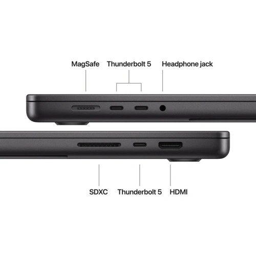 Laptop Apple MacBook Pro 16 Liquid Retina XDR Nano Texture (2026) Z1N000194, Apple M5 Pro 18-core, 16.2 inch, RAM 64GB, SSD 1TB, Apple M5 Pro 20-core Graphics, macOS, Int KB, Space Black - Imagine 3