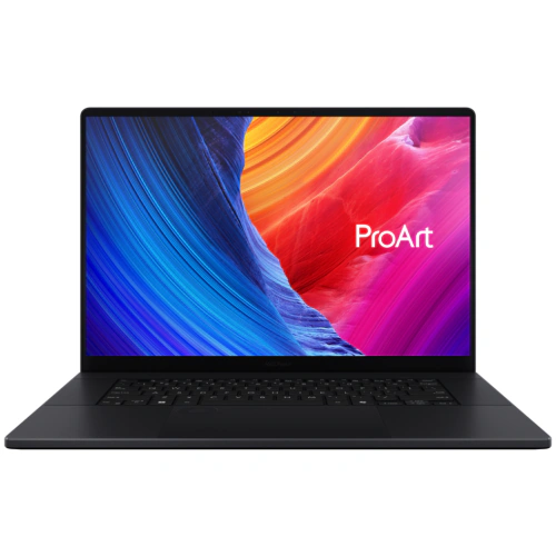 Laptop ASUS ProArt P16 H7606WX-SE021X, AMD Ryzen AI 9 HX 370, 16 inch Touch, RAM 64GB, SSD 2TB, nVidia GeForce RTX 5090 24GB, Windows 11 Pro, Nano Black - Imagine 1