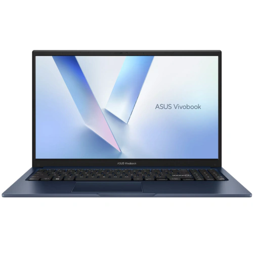 Laptop ASUS Vivobook 15 X1504MA-BQ214, Intel Core 7 350, 15.6 inch, RAM 8GB, SSD 512GB, Intel Graphics, Fara sistem de operare, Quiet Blue - Imagine 1