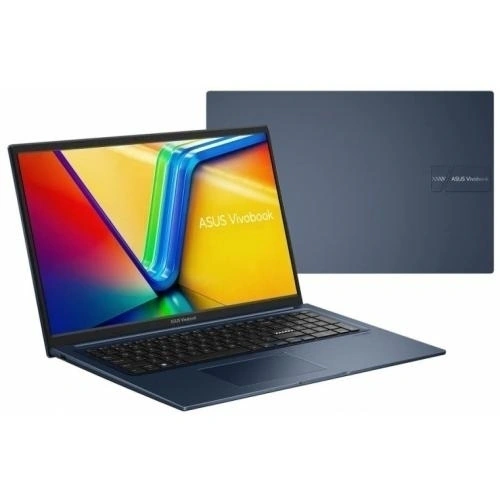 ASUS Laptop ASUS Vivobook 17 X1704VA-AU986, Intel Core 3 100U, 17.3 inch, RAM 8GB, SSD 512GB, Intel Graphics, Fara sistem de operare, Quiet Blue - IT-Fashion.ro