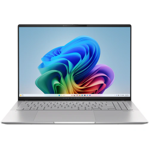 Laptop ASUS Vivobook S16 OLED M5606KA-RI035, AMD Ryzen AI 7 350, 16 inch, RAM 24GB, SSD 1TB, AMD Radeon 860M, Fara sistem de operare, Cool Silver - Imagine 1
