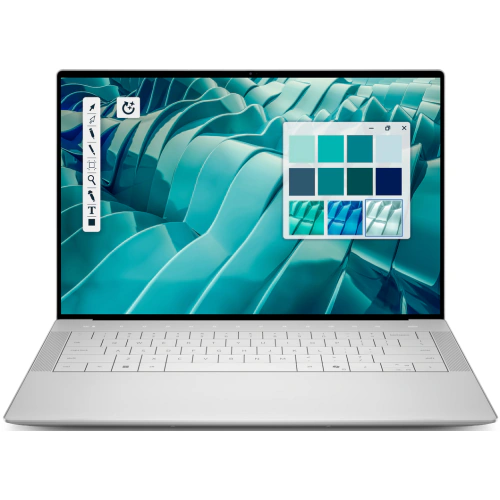 Laptop Dell 14 Premium DA14250_ARLH_102, Intel Core Ultra 7 255H, 14.5 inch Touch, RAM 32GB, SSD 1TB, nVidia GeForce RTX 4050 6GB, Windows 11 Pro, Platinum - Imagine 1