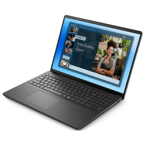 Laptop Dell 16 DC16250 DC16250_RPLU-R_011_UBU-05, Intel Core 5 120U, 16 inch, RAM 16GB, SSD 1TB, Intel Graphics, Linux, Carbon Black - Imagine 4