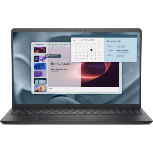 Laptop Dell Pro 15 Essential PV15250 PV15250_RPLU_007_P, Intel Core i7-1355U, 15.6 inch, RAM 16GB, SSD 512GB, Intel UHD Graphics, Windows 11 Pro, Carbon Black - Imagine 1