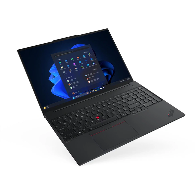 Laptop Lenovo 16inch ThinkPad E16 Gen 3 21SR004MRI, WUXGA IPS, Procesor Intel® Core™ Ultra 5 225U, 32GB DDR5, 1TB SSD, Intel Graphics, Windows 11 Pro, Black - Imagine 4