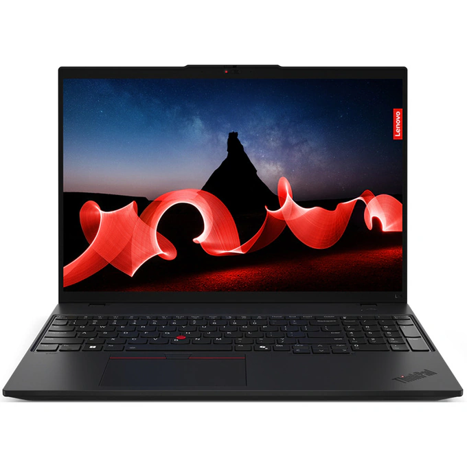 Laptop Lenovo 16inch ThinkPad L16 Gen 1 21L30036RI, WUXGA IPS, Procesor Intel® Core™ Ultra 7 155U, 16GB DDR5, 512GB SSD, Intel Graphics, Fara sistem de operare, Black - Imagine 1