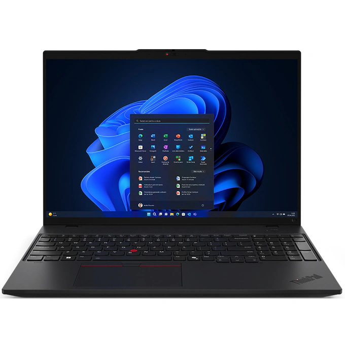 Lenovo Laptop Lenovo 16inch ThinkPad L16 Gen 1 21L30036RI, WUXGA IPS, Procesor Intel® Core™ Ultra 7 155U, 16GB DDR5, 512GB SSD, Intel Graphics, Fara sistem de operare, Black - IT-Fashion.ro