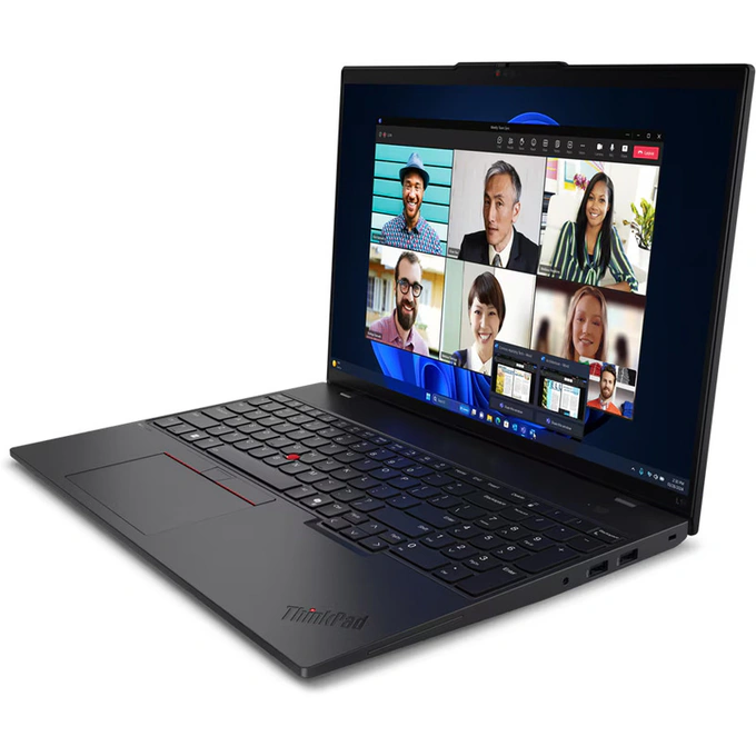 Laptop Lenovo 16inch ThinkPad L16 Gen 1 21L30036RI, WUXGA IPS, Procesor Intel® Core™ Ultra 7 155U, 16GB DDR5, 512GB SSD, Intel Graphics, Fara sistem de operare, Black - Imagine 4