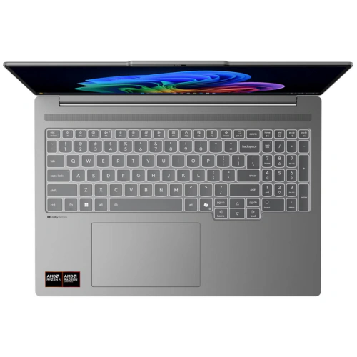 Laptop Lenovo IdeaPad Pro 5 16AKP10 83JN001ARM, AMD Ryzen AI 7 350, 16 inch, RAM 32GB, SSD 1TB, nVidia GeForce RTX 5050 8GB, Fara sistem de operare, Luna Grey - Imagine 3