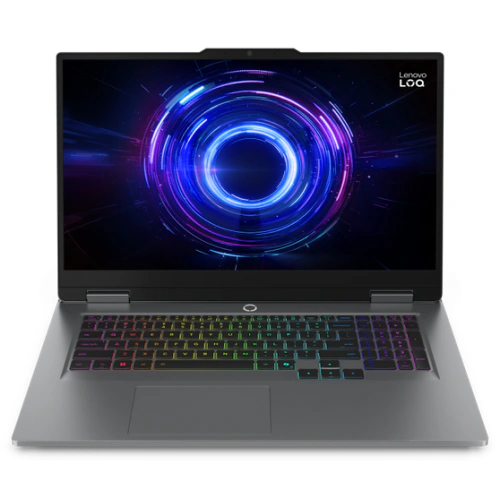 Laptop Lenovo LOQ 17IRX10 83JH0040RM, Intel Core i7-13650HX, 17.3 inch, RAM 32GB, SSD 1TB, nVidia GeForce RTX 5050 8GB, Fara sistem de operare, Luna Grey - Imagine 1